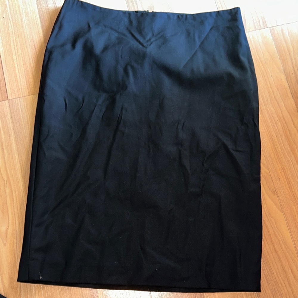 Talbots Classic Black Pencil Skirt